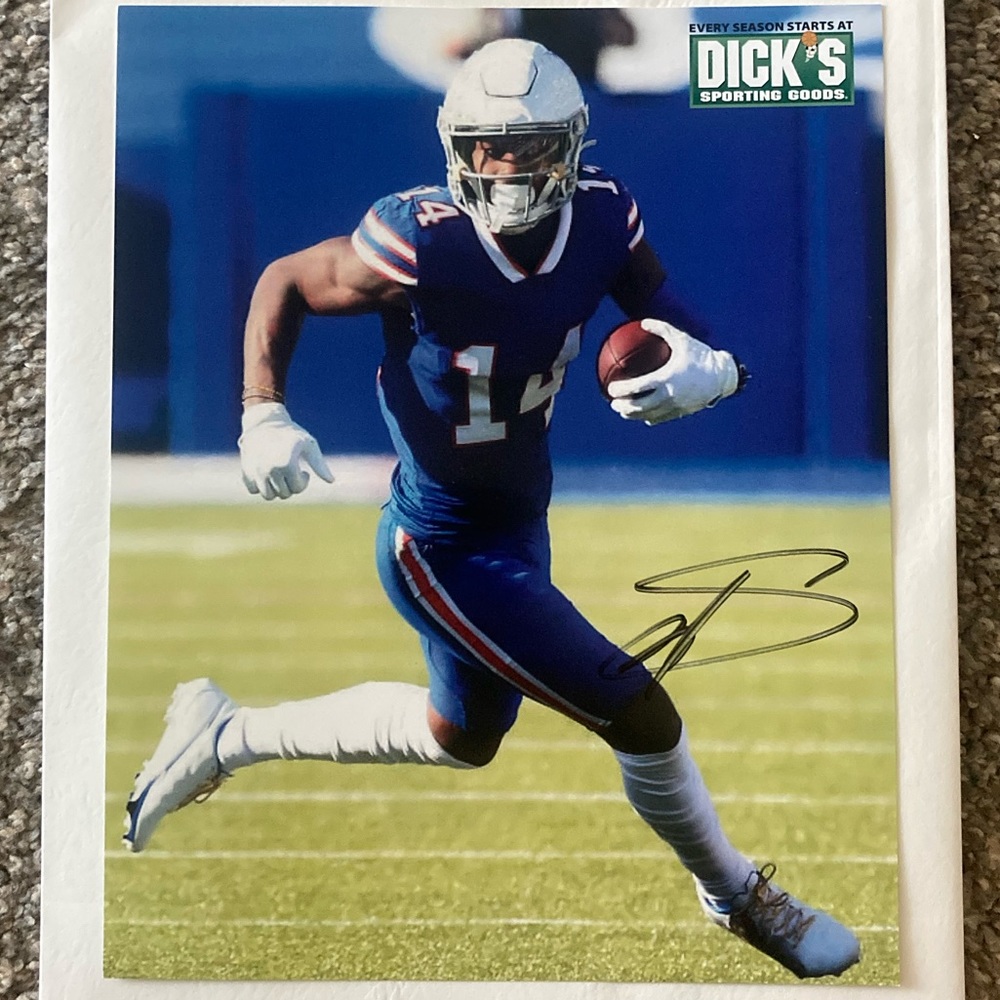 Stefon Diggs autographed picture